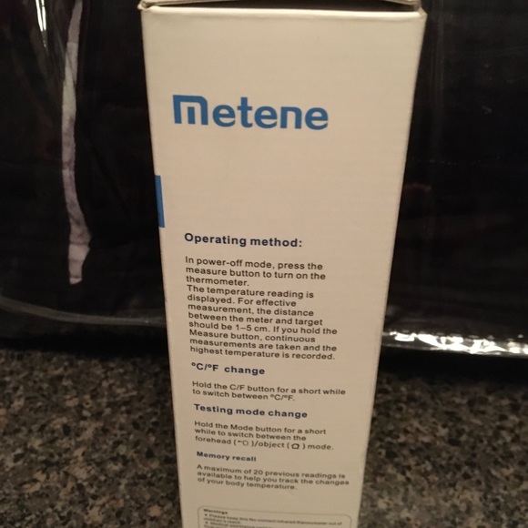METENE Non-Contact Infrared Digital Thermometer - Picture 4 of 4